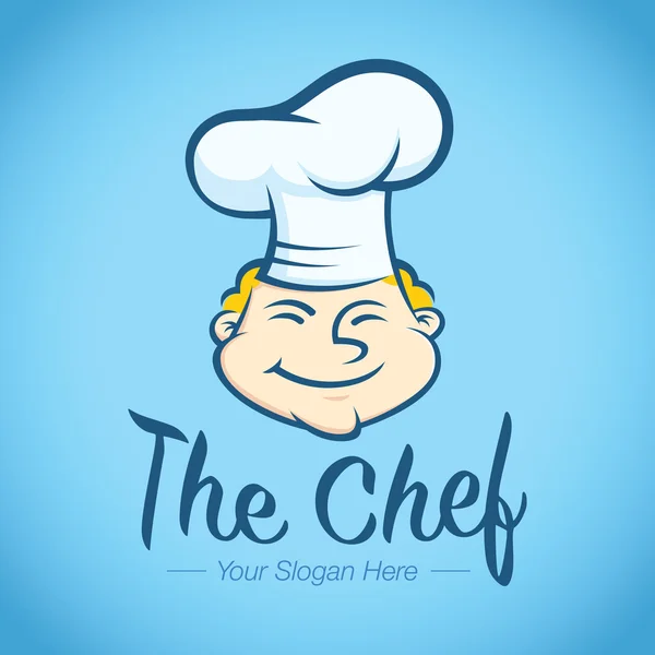 Logo modello ristorante chef — Vettoriale Stock
