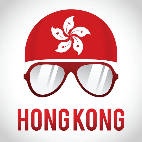 Faixa principal de Hong Kong — Vetor de Stock