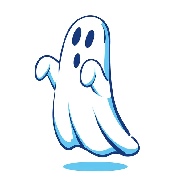 Espeluznante fantasma — Vector de stock