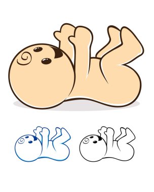 Sevimli küçük bebek