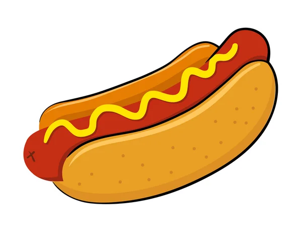 Hot dog — Stock Vector