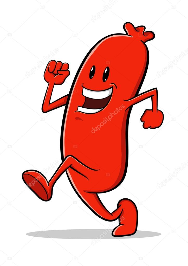 personaje de dibujos animados salchicha 2022