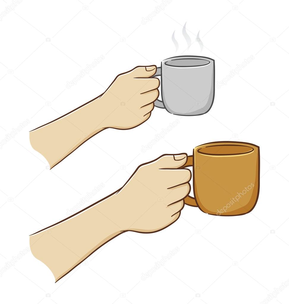 Hand Holding A Cup