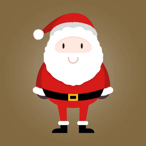 Niedliche Weihnachtsmann-Illustration — Stockvektor