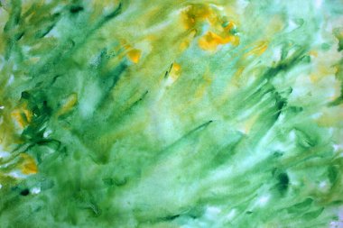 Çayırda Iris çiçekleri. Soyut resim