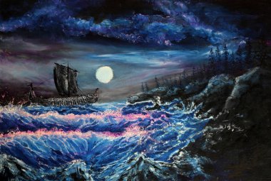 Kuzey denizinde Drakkar