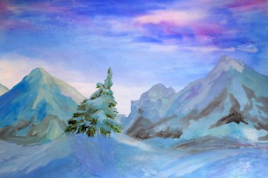 Dağlarda fidan ağacı