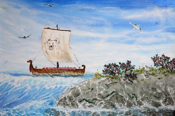 Drakkar ve köpek gülü