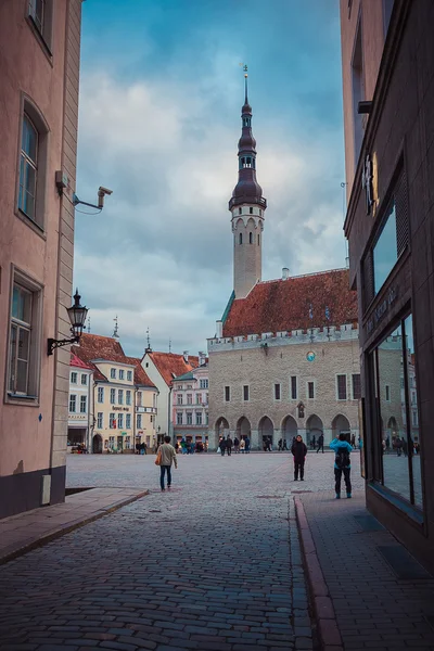 Praça da Câmara Municipal em Tallinn — Fotografia de Stock