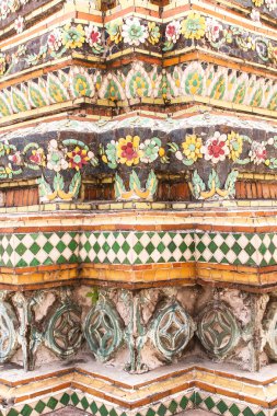 Kiremit pagoda Wat Pho Bangkok, Tayland