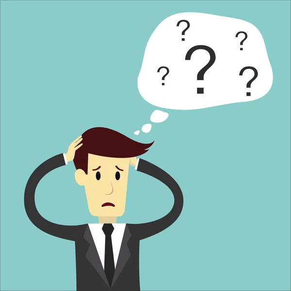 İşadamı düşünme karıştırmayın ve yönetmek