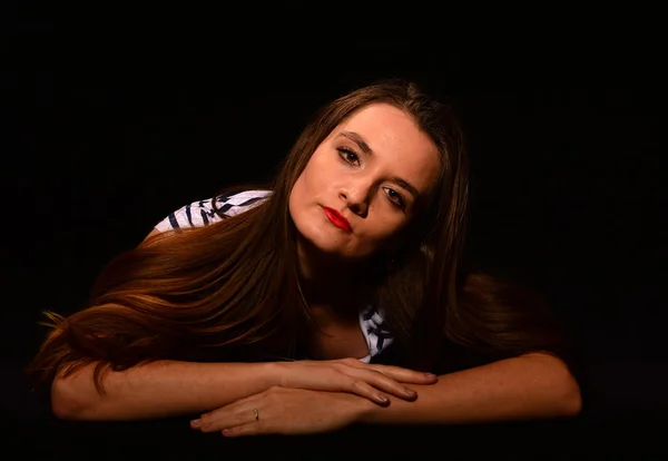 Hair posing — Stock Photo, Image