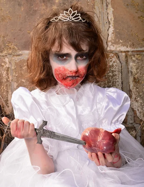 Dziecko zombie — Zdjęcie stockowe