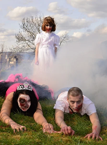 Attacco zombie — Foto Stock