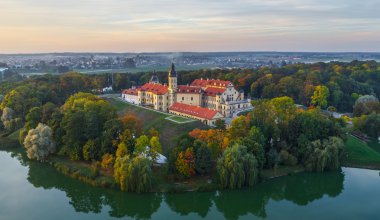 Niasvizh castle in Belarus clipart