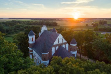 Muravanka 'daki antik kale kilisesi (Belarus)