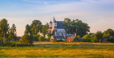 Muravanka 'daki antik kale kilisesi (Belarus)