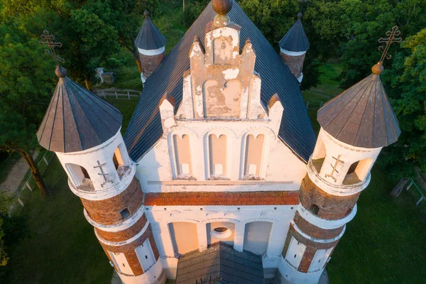 Antiga Igreja Fortaleza Muravanka Bielorrússia — Fotografia de Stock