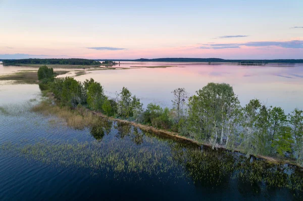 Aerial View Lake National Park Braslau Lakes Belarus — Stock Photo, Image