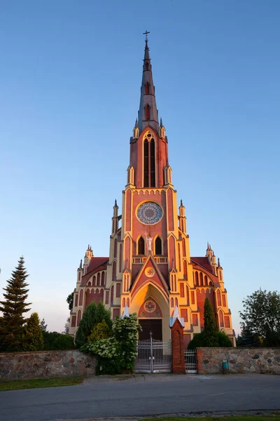 Gamla Katolska Kyrkan Hierviaty Vitryssland — Stockfoto