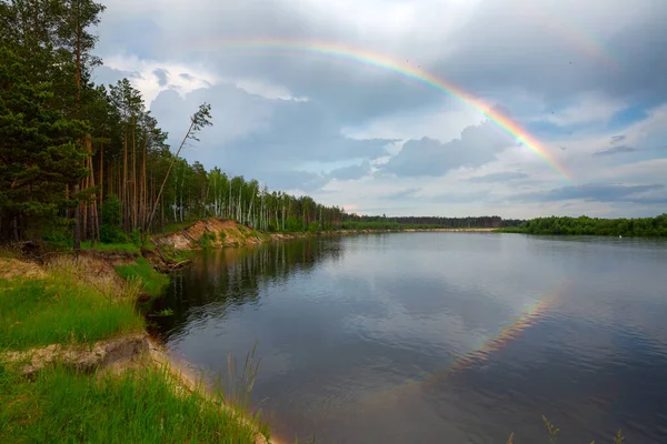 Sungai Dnieper Dniapro Belarus Stok Lukisan  