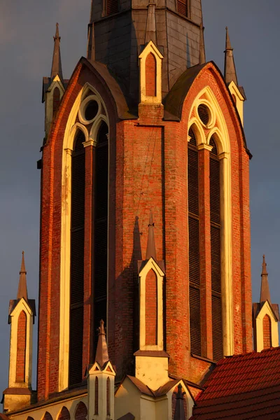 Fragment Old Catholic Church Herviaty Belarus Royalty Free Stock Images