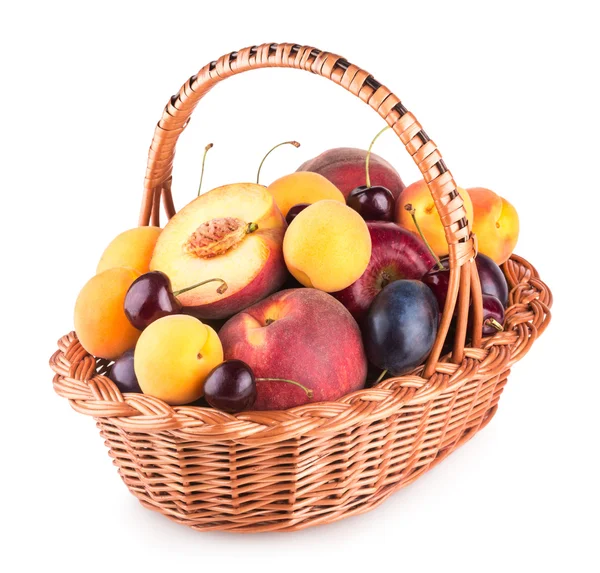 Frutas en una canasta Fotos De Stock Sin Royalties Gratis