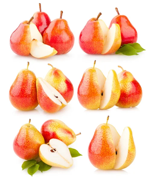 Collection of pear images — Stock Photo, Image