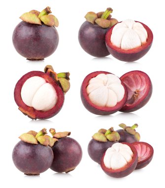 6 mangosteen resim kümesi