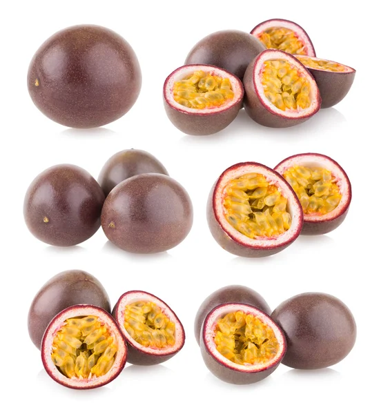 Set of 6 passion fruit — Stock Photo, Image