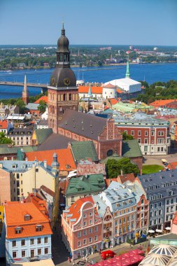 Riga havadan görünümü