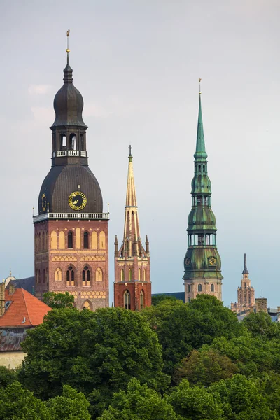 Riga'da eski kiliseleri — Stok fotoğraf