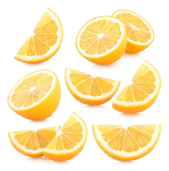 Set of lemon slices — Stock Photo, Image