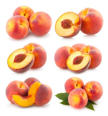 Ripe peaches images clipart