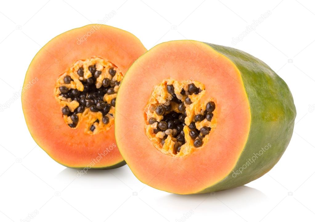 Ripe papaya fruit