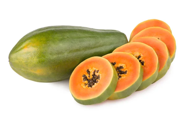 成熟的新鲜木瓜 — 图库照片