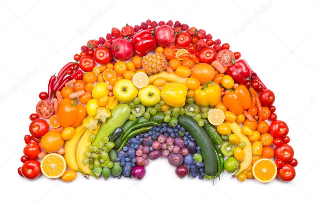 Fruit and vegetable rainbow