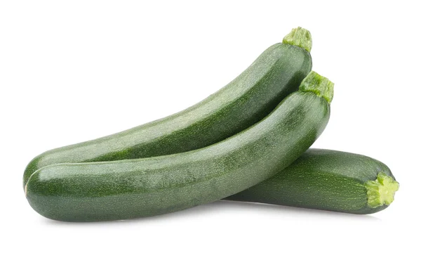 Three fresh green zucchini — Stock Photo, Image