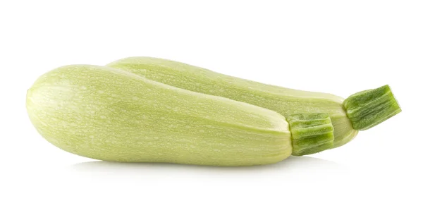 Pair of fresh green zucchini — Stock Photo, Image