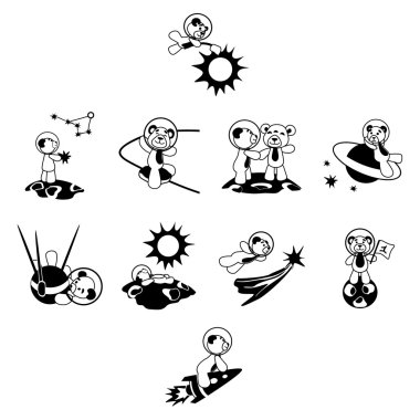 Ayılar-uzay adamı glif