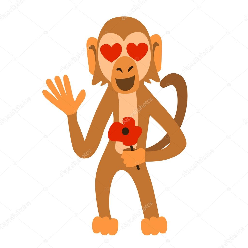 Monkey in love