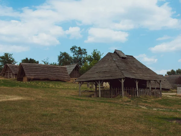 View Historical Village Medieval Village South Moravia Photo — Stock Photo, Image