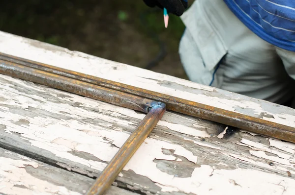 Angle bar on the table — Stock Photo, Image