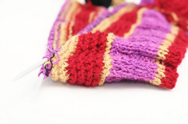 Вязание иголок — стоковое фото