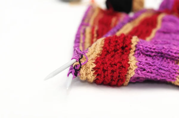 Needle knitting — Stock Photo, Image