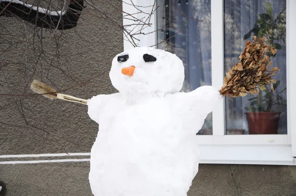 Snowman — Stock Photo, Image