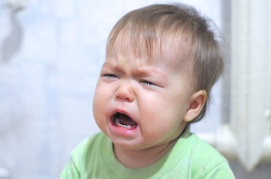 Ağlayan bebek portre 