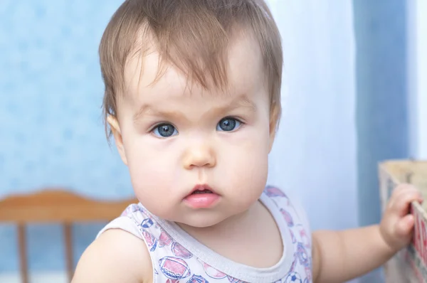 Retrato de cara de bebé — Foto de Stock