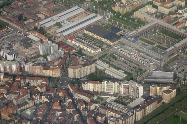 Flybilde av Torino – stockfoto