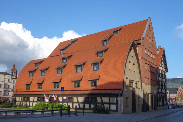 Spichlerz holenderski (granero holandés) en Muzeum Orkegowe — Foto de Stock